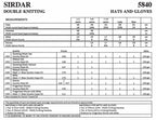Sirdar Hats and Gloves Knitting Pattern in Sirdar Country Style DK 5840P PDF DOWNLOAD