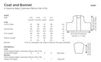 Sublime by Sirdar Coat and Bonnet Knitting Pattern in Cashmere Merino Silk 4ply 6099P PDF DOWNLOAD