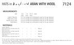 Hayfield Hats Knitting Pattern in Hayfield Aran with Wool 7124P PDF DOWNLOAD