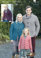Hayfield Cardigans Knitting Pattern in Hayfield Bonus Aran 7143P PDF DOWNLOAD