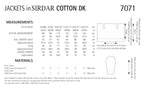 Sirdar Jackets Crochet Pattern in Sirdar Cotton DK 7071P PDF DOWNLOAD