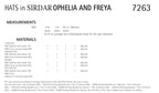 Sirdar Hats Knitting Pattern in Sirdar Ophelia and Freya 7263P PDF DOWNLOAD