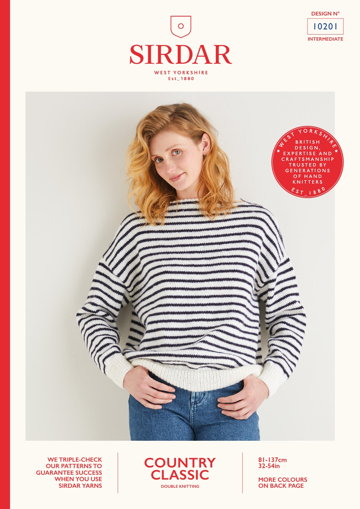 Sirdar Sweater Knitting Pattern in DK 10201P PDF DOWNLOAD