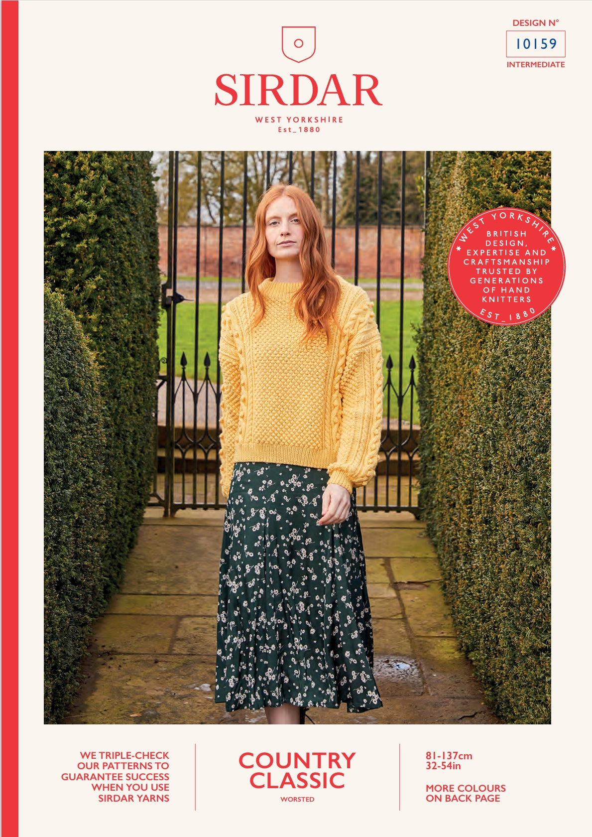 Sirdar Sweater Knitting Pattern in Worsted 10159P PDF DOWNLOAD
