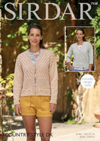 Sirdar Jacket Knitting Pattern in Country Style DK 7938P PDF DOWNLOAD