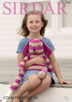 Sirdar Rabbit Soft Toy Knitting Pattern in Country Style DK 7939P PDF DOWNLOAD