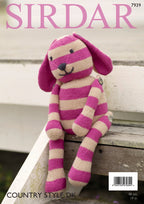 Sirdar Rabbit Soft Toy Knitting Pattern in Country Style DK 7939P PDF DOWNLOAD