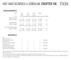 Sirdar Hats and Scarves Knitting Pattern in Sirdar Crofter DK 7335P PDF DOWNLOAD
