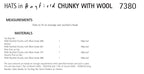 Hayfield Hats Knitting Pattern in Hayfield Chunky with Wool 7380P PDF DOWNLOAD