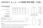 Hayfield Cardigans Knitting Pattern in Hayfield Chunky with Wool 7381P PDF DOWNLOAD
