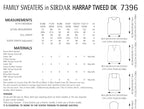 Sirdar Family Sweaters Knitting Pattern in Sirdar Harrap Tweed DK 7396P PDF DOWNLOAD