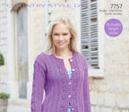Sirdar Cardigan Knitting Pattern in Sirdar Country Style DK 7757P PDF DOWNLOAD