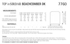 Sirdar Top Knitting Pattern in Sirdar Beachcomber DK 7760P PDF DOWNLOAD