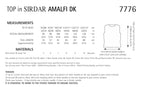 Sirdar Tops Knitting Pattern in Sirdar Amalfi DK 7776P PDF DOWNLOAD