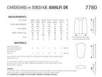 Sirdar Cardigans Knitting Pattern in Sirdar Amalfi DK 7780P PDF DOWNLOAD