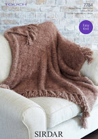 Sirdar Throws Knitting Pattern in Sirdar Touch 7784P PDF DOWNLOAD