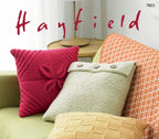 Hayfield Cushion Covers Knitting Pattern in Hayfield Bonus Aran 7803P PDF DOWNLOAD