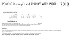 Hayfield Poncho Knitting Pattern in Hayfield Chunky with Wool 7810P PDF DOWNLOAD