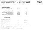Sirdar Home Accessories Knitting Pattern in Sirdar Wild 7967P PDF DOWNLOAD