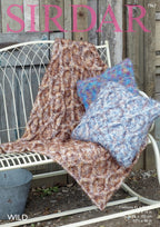 Sirdar Home Accessories Knitting Pattern in Sirdar Wild 7967P PDF DOWNLOAD
