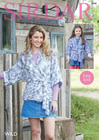 Sirdar Kimonos Knitting Pattern in Sirdar Wild 7968P PDF DOWNLOAD