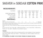 Sirdar Sweater Knitting Pattern in Cotton Prints DK 7946P PDF DOWNLOAD
