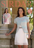 Sirdar Top Knitting Pattern in Sirdar Toscana DK 7974P PDF DOWNLOAD