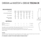 Sirdar Cardigan and Waistcoat Knitting Pattern in Sirdar Toscana DK 7976P PDF DOWNLOAD