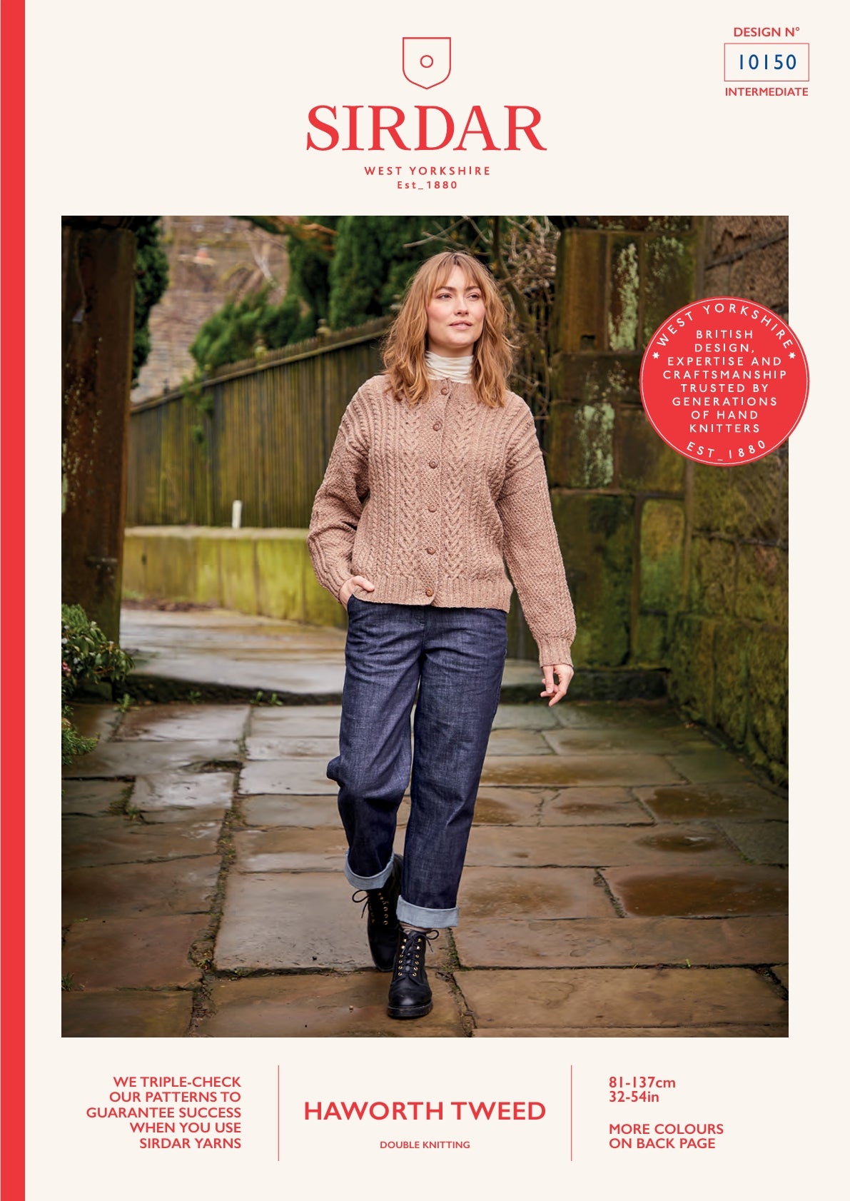 Sirdar Cardigan Knitting Pattern in DK 10150P PDF DOWNLOAD