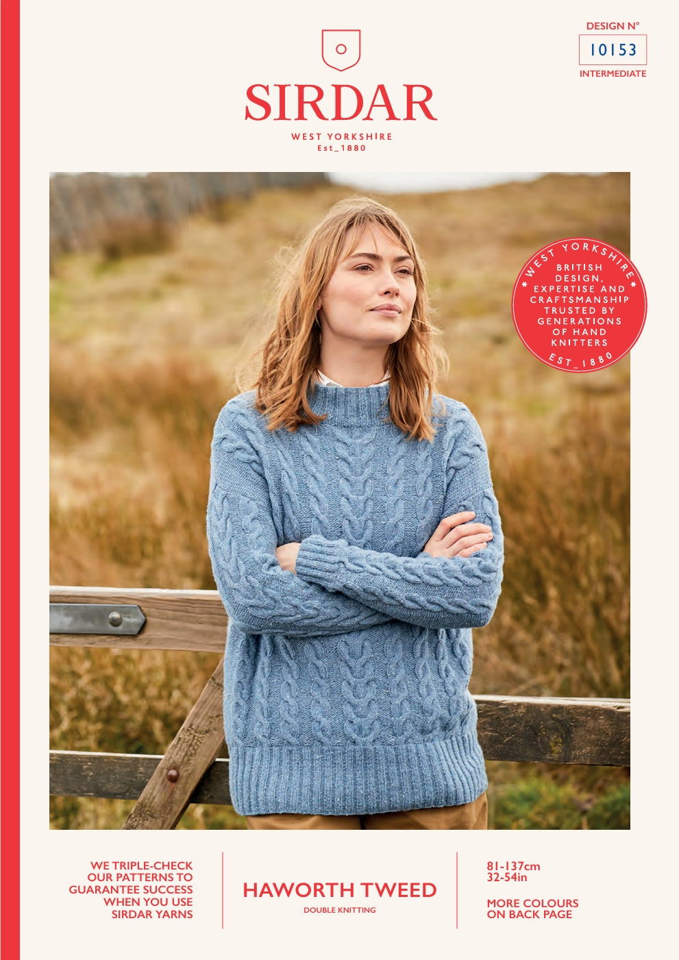 Sirdar Sweater Knitting Pattern in DK 10153P PDF DOWNLOAD