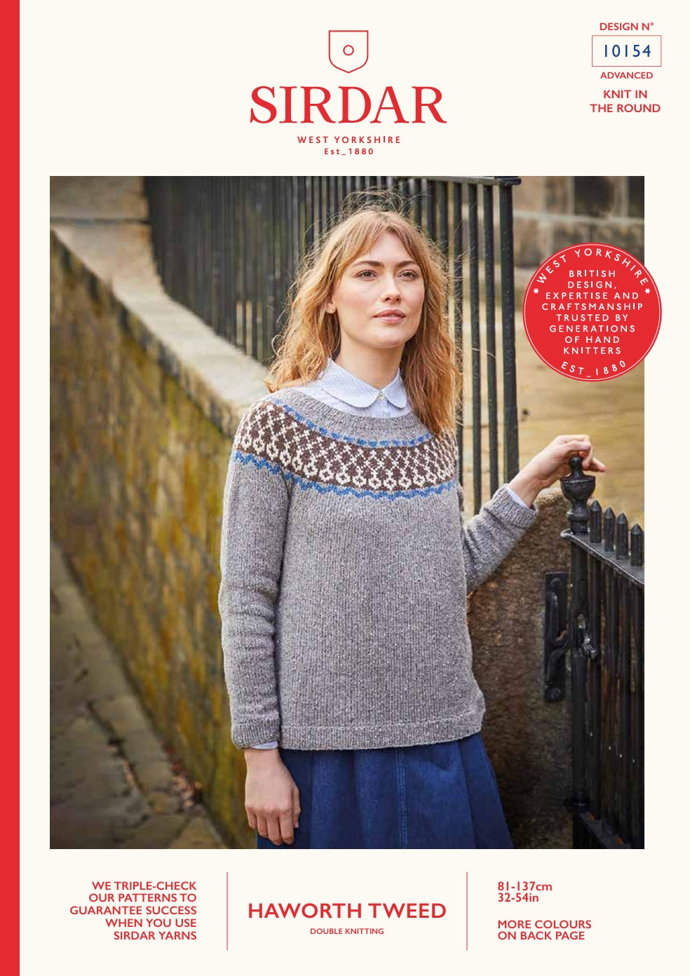 Sirdar Sweater Knitting Pattern in DK 10154P PDF DOWNLOAD