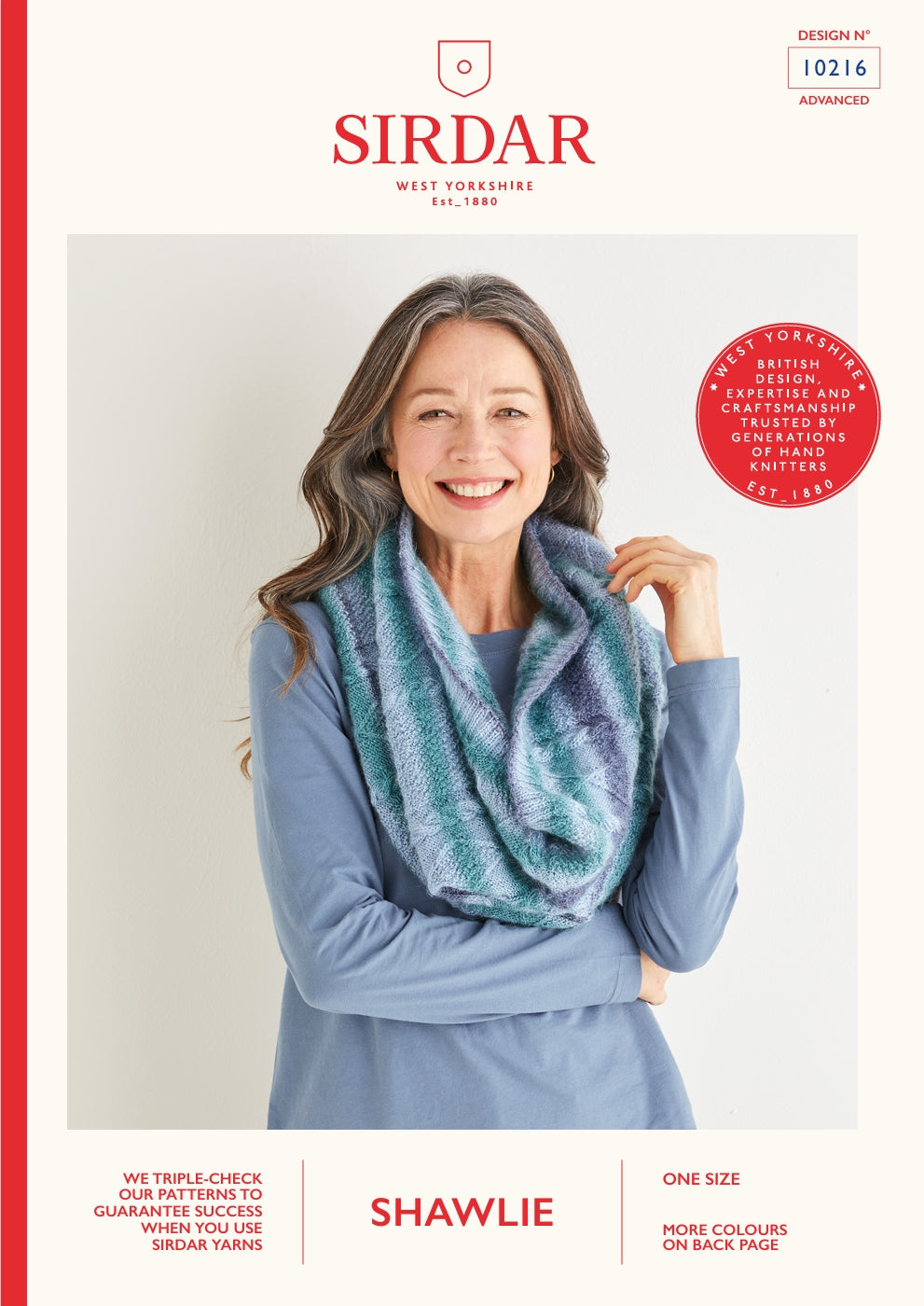 Sirdar Shawl Knitting Pattern in 4ply 10216P PDF DOWNLOAD
