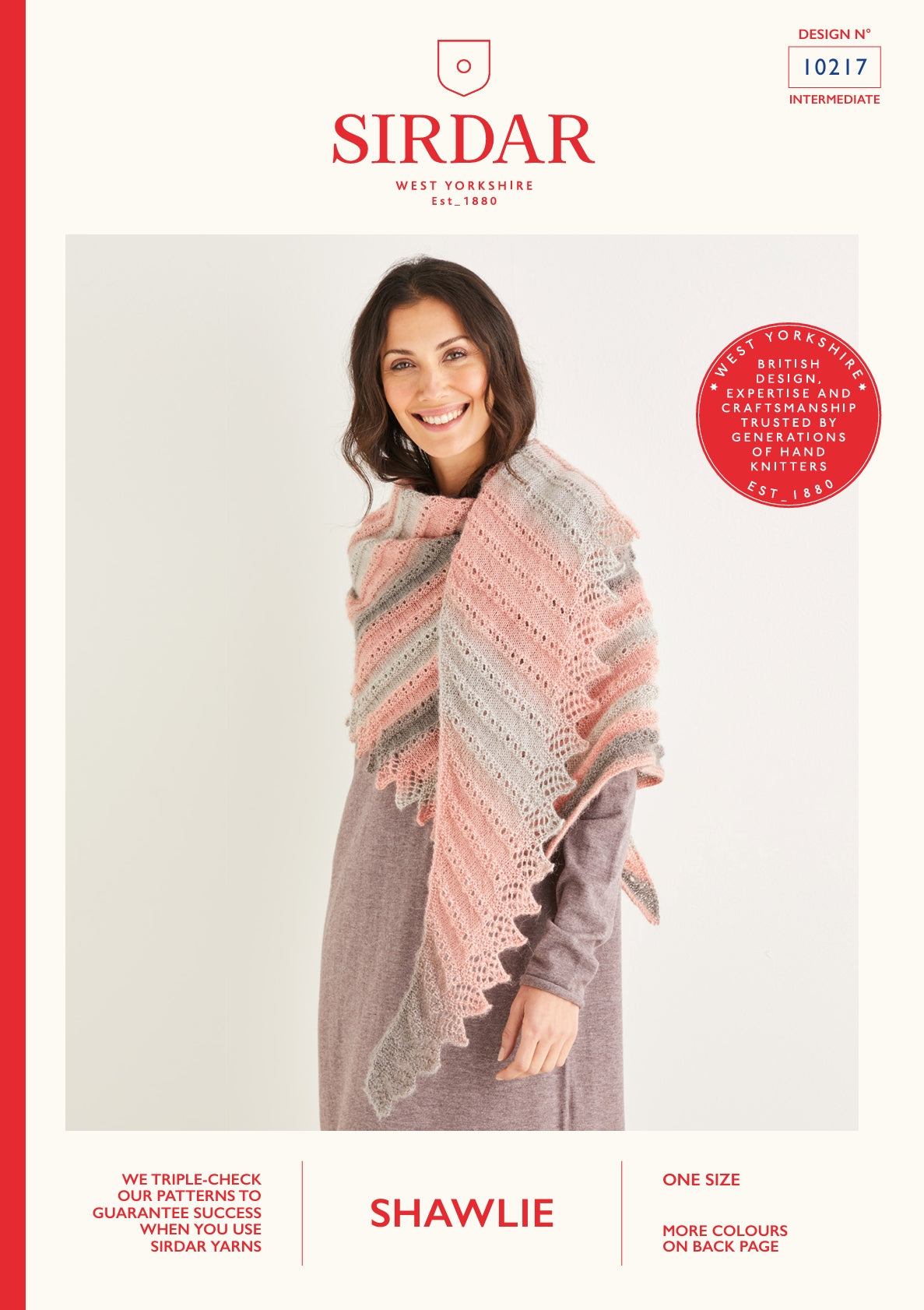 Sirdar Shawl Knitting Pattern in 4ply 10217P PDF DOWNLOAD