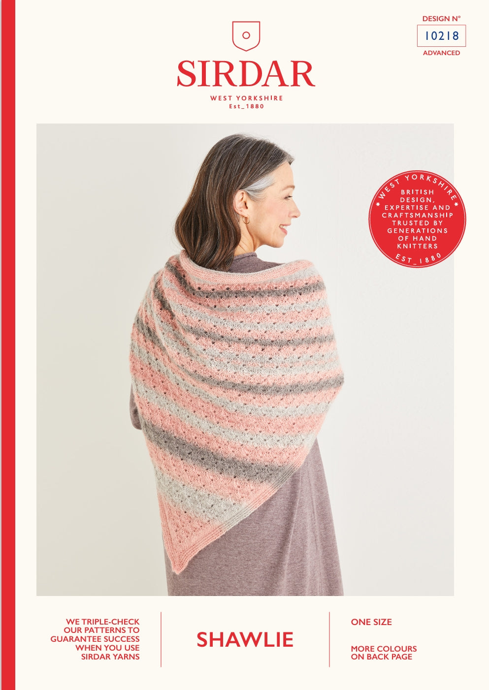 Sirdar Shawl Knitting Pattern in 4ply 10218P PDF DOWNLOAD