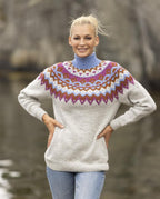 Viking Yarn Ladies / Mens Sweater Knitting Pattern in Viking Wool 2329-1eP PDF DOWNLOAD