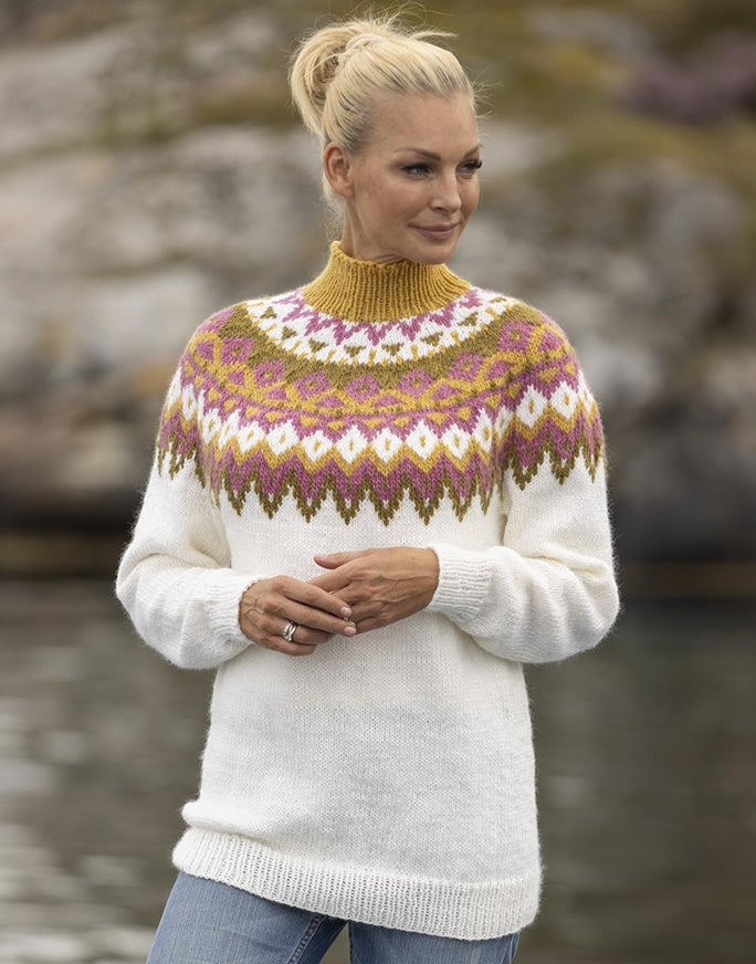 Viking Yarn Ladies / Mens Sweater Knitting Pattern in Viking Wool 2329-1cP PDF DOWNLOAD