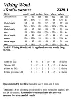Viking Yarn Ladies / Mens Sweater Knitting Pattern in Viking Wool 2329-1cP PDF DOWNLOAD
