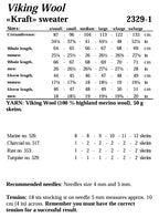 Viking Yarn Ladies / Mens Sweater Knitting Pattern in Viking Wool 2329-1hP PDF DOWNLOAD