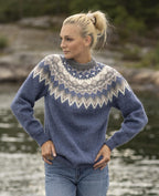 Viking Yarn Ladies / Mens Sweater Knitting Pattern in Viking Wool 2329-1gP PDF DOWNLOAD