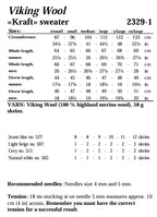 Viking Yarn Ladies / Mens Sweater Knitting Pattern in Viking Wool 2329-1gP PDF DOWNLOAD