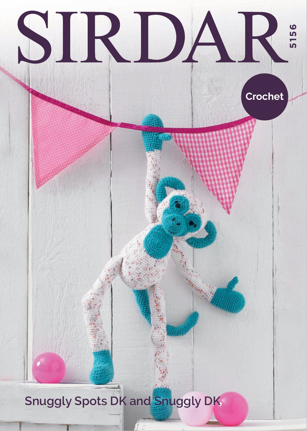 Sirdar Monkey Toy Crochet Pattern in DK 5156P PDF DOWNLOAD