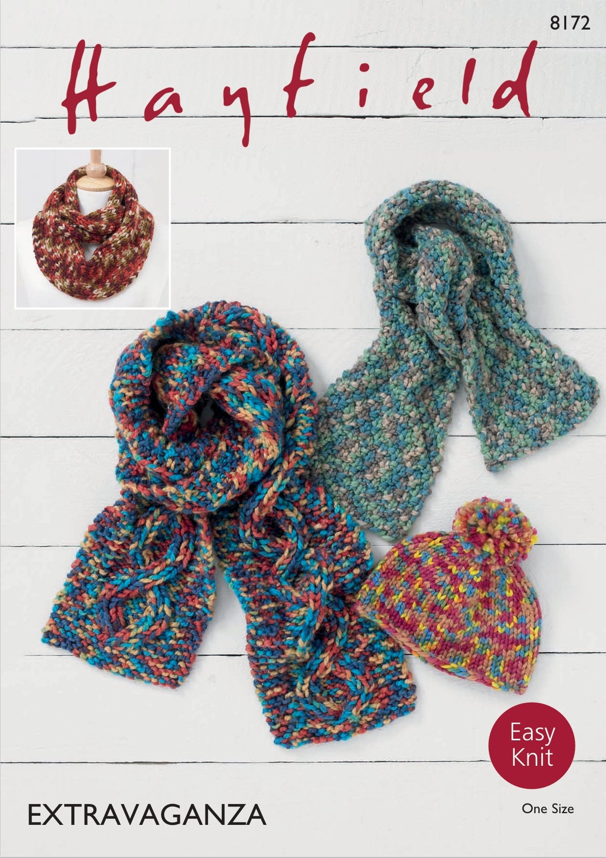 Hayfield Accessories Knitting Pattern in Super Chunky 8172P PDF DOWNLOAD