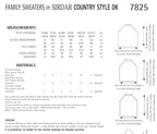 Sirdar Family Sweaters Knitting Pattern in Sirdar Country Style DK 7825P PDF DOWNLOAD