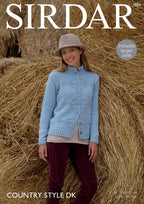 Sirdar Jacket Knitting Pattern in Sirdar Country Style DK 7829P PDF DOWNLOAD