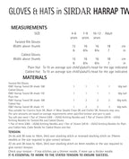 Sirdar Gloves and Hats Knitting Pattern in Sirdar Harrap Tweed DK 7830P PDF DOWNLOAD