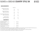 Sirdar Gloves Knitting Pattern in DK 8183P PDF DOWNLOAD