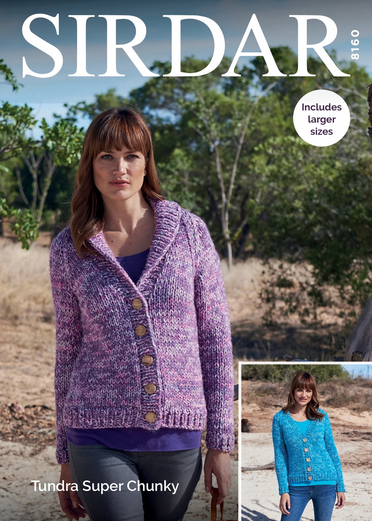 Sirdar Ladies Cardigans Knitting Pattern in Super Chunky 8160P PDF DOWNLOAD
