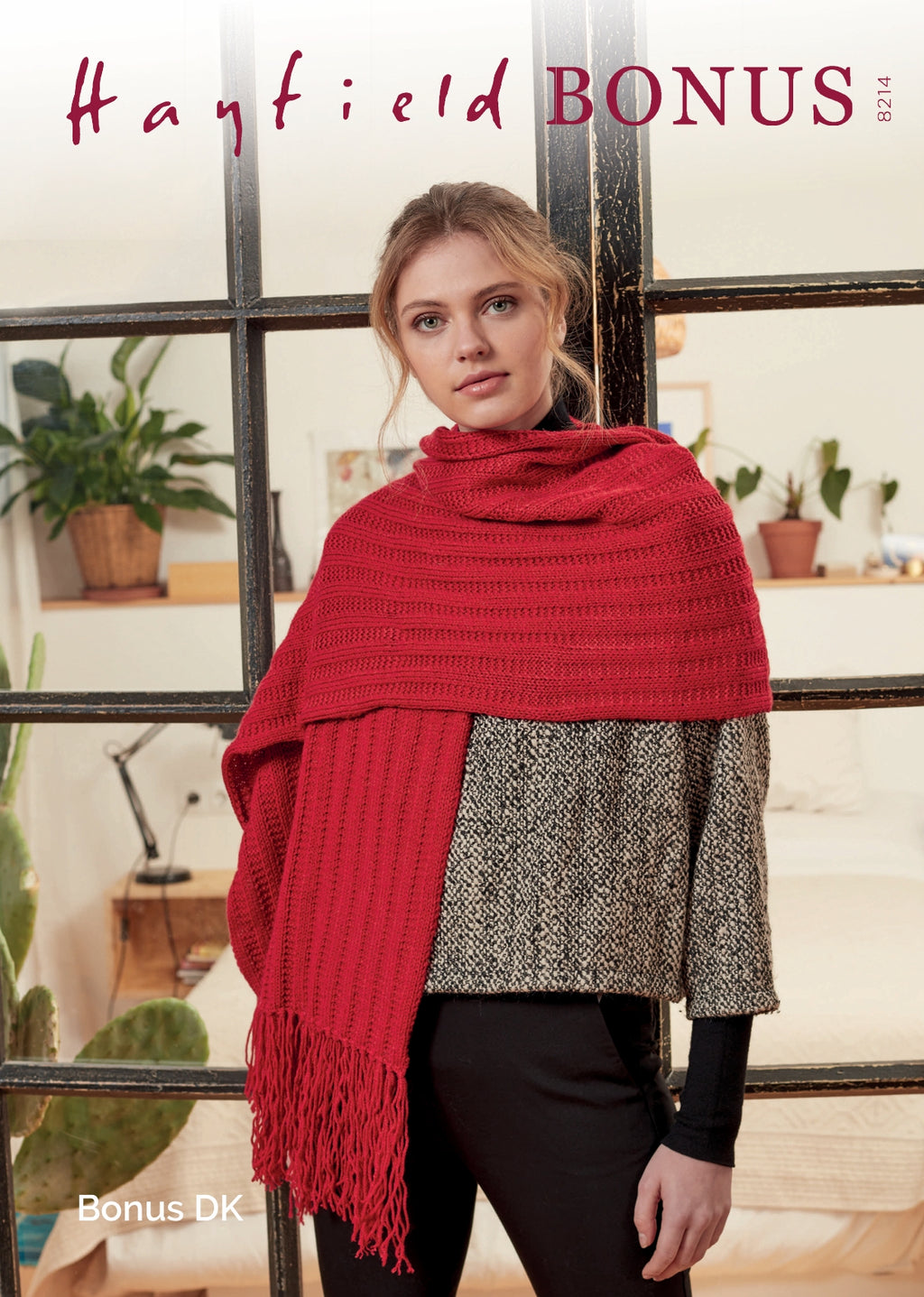 Hayfield Wrap Knitting Pattern in DK 8214P PDF DOWNLOAD