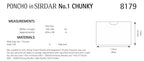 Sirdar Poncho Knitting Pattern in Chunky 8179P PDF DOWNLOAD