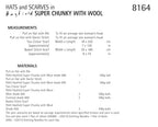 Hayfield Hats & Scarves Knitting Pattern in Chunky 8164P PDF DOWNLOAD